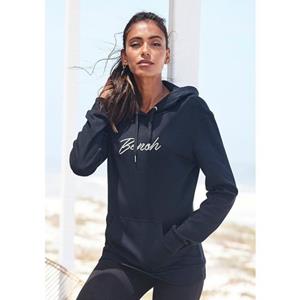 Bench. Loungewear Hoodie met glanzende logo-borduurwerk, loungepak, hoodie