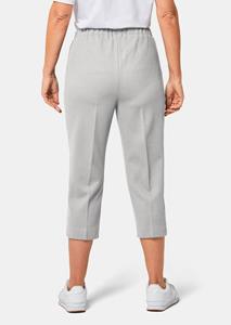 goldnerfashion 7/8-ribbroek CARLA - grijs -