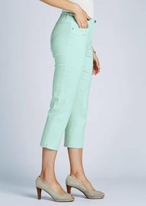 Goldner Fashion Lichte katoenen 7/8-broek Carla - mintgroen 