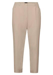 goldnerfashion 3/4-broek Carla van hoogwaardig pima-katoen - beige -