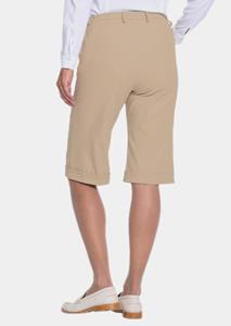 goldnerfashion Sportieve jeans-bermuda - beige -