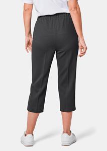 goldnerfashion 7/8-ribbroek CARLA - antraciet -