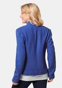 goldnerfashion Blazer met geraffineerd ontworpen kraag - royalblau -