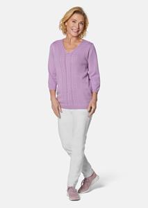 goldnerfashion Pullover met V-hals - sering -