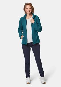 goldnerfashion Behaaglijk zacht fleece jasje - petrol -