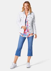 goldnerfashion Jeansjasje - wit -