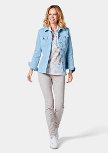goldnerfashion Jeansjasje - lichtblauw -