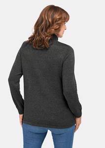 goldnerfashion Pullover - grijs / gebroken wit -