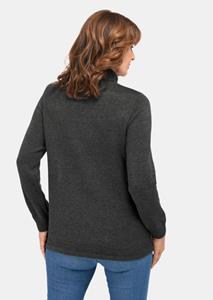 Goldner Fashion Pullover - grijs / gebroken wit 