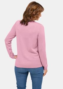 goldner Pullover met opstaande kraag - ros&eacute; -