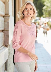 goldner Pullover - oudroze -