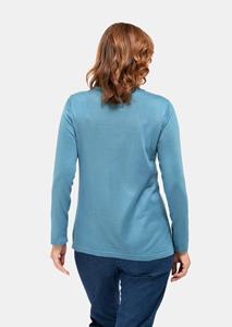 goldnerfashion Pullover met opstaande kraag - turquoise -