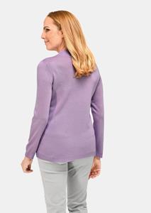goldnerfashion Pullover met opstaande kraag - grijsgroen -