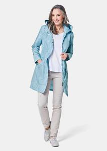 goldnerfashion Lichte parka - turquoise -