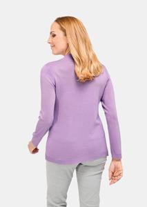 goldnerfashion Pullover met opstaande kraag - sering -