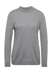 goldner Pullover met opstaande kraag - grijs / gem&ecirc;l. -