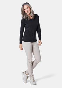 Goldner Fashion Pullover met V-hals - zwart 