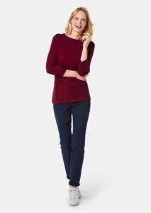 goldnerfashion Polopullover - bordeaux -