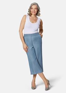 goldnerfashion Comfortabele culotte in verkorte lengte - lichtblauw -