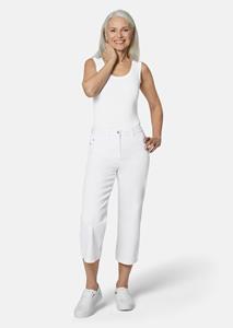 goldnerfashion Comfortabele culotte in verkorte lengte - wit -