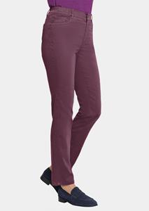 Goldner Fashion Broek Carla - druifpaars 