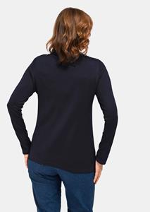 goldnerfashion Pullover met opstaande kraag - marine -