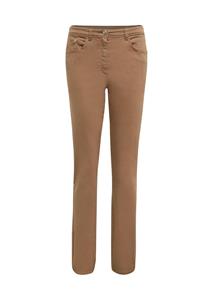 goldnerfashion Jeans met leuke glittersteentjes - camel -