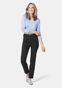 goldnerfashion Comfortabele highstretch-jeans - zwart -