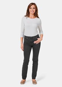 Goldner Fashion Superstretchjeans - grijs 