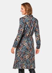 goldnerfashion Kleider - petrol / donkerrood / gedess. -