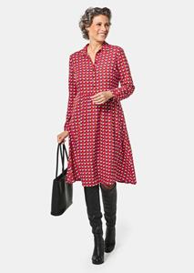 goldnerfashion Vrijetijds-jurk - rood / gedess. -