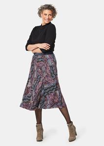goldner Rok - blauw / bessen / gedess. -