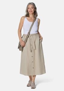 Goldner Fashion Rok in linnenlook - lichttaupe 