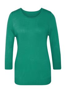 goldnerfashion Tricot pullover - dunkelgrün -
