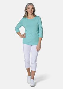 goldnerfashion Shirt met 3/4-mouwen - mintgroen -