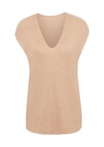 goldnerfashion Modieuze slip-over - beige / gemêl. -