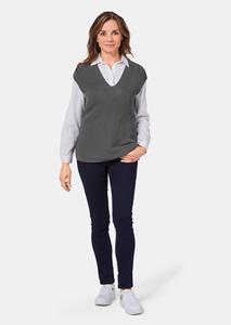 goldnerfashion Modieuze slip-over - antraciet / gemêl. -