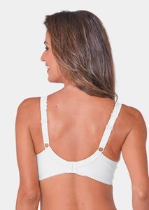 goldnerfashion Beha zonder beugel met katoen en kant - wit -