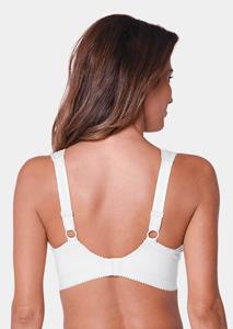 goldnerfashion Beha met katoen en kant - wit -