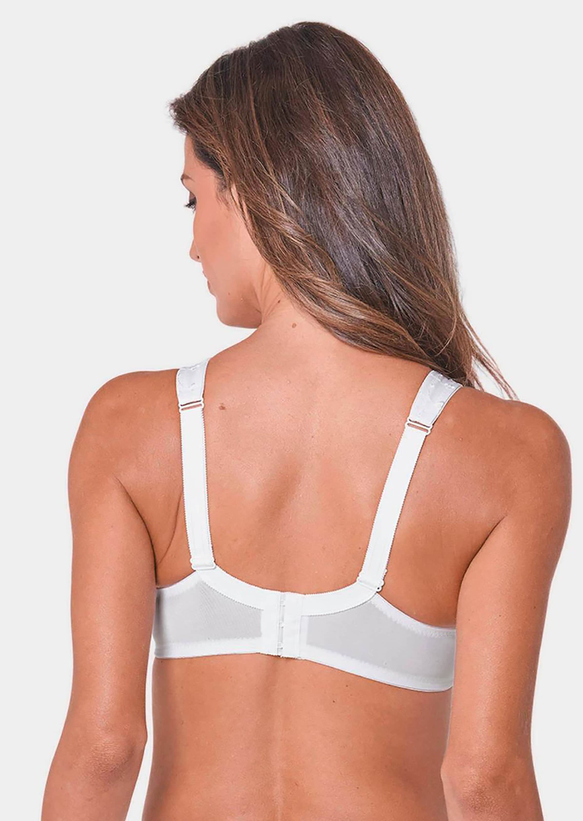 goldnerfashion Zachte beha met kant en zonder beugel - wit -