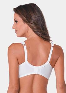 goldnerfashion Beha zonder beugel met katoen en kant - wit -
