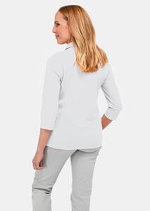 goldner Comfortabel poloshirt van hoogwaardig micro-modal - wit -