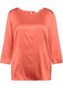 Goldner Fashion Comfortabele blouse van bijzonder fijne zijde - meloen 
