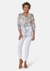 goldnerfashion Gedessineerde blouse - meerkleurig -