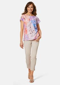 goldnerfashion 7/8-superstretchbroek LOUISA - steengrijs -
