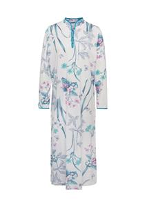 goldnerfashion Katoenen nachthemd met knoopsluiting - bessen / gedess. -
