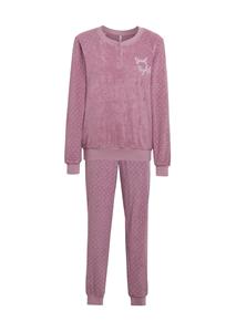 goldnerfashion Pyjama - bessen / gedess. -