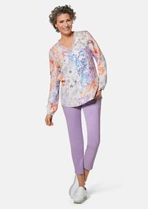 Goldner Fashion 7/8-superstretchbroek Louisa - paars 