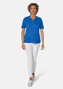 goldnerfashion Poloshirt van eersteklas piquéstof - royalblau -