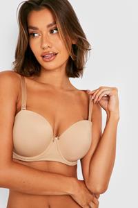 Boohoo Strapless Dd Beha, Nude